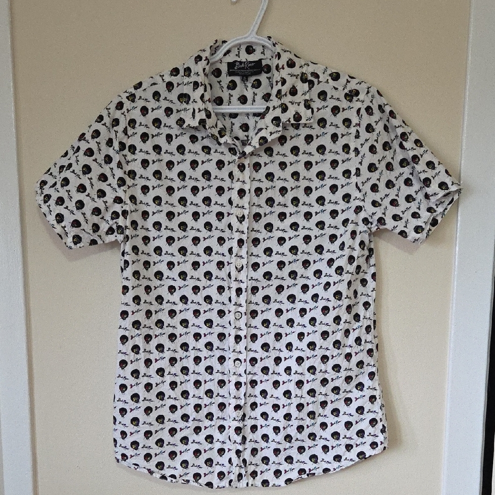 Bob Ross Button Down Shirt